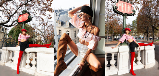Colección "Cápsula" y su nueva sesión de fotos para Marie Claire España en París
